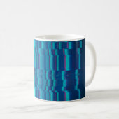 Mug Écran de test abstrait (Devant droit)