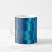 Mug Écran de test abstrait (Devant gauche)