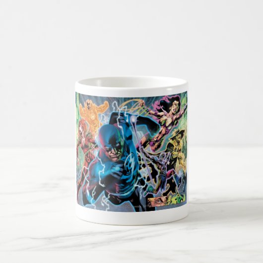 Mug Écran noir de nuit - Couleur (Centre)