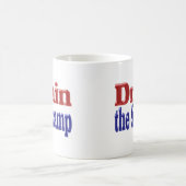 Mug Écraser le demi-texte bleu marron (Centre)