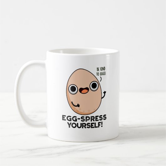 Mug Écrasez-vous des oeufs vous-même amusant jeu d'oeu (Gauche)