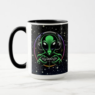 Mug Écrasseur de boutons stellaire   Extraterrestre jo