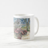 Mug Écratère de poulet (Devant droit)