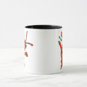 Mug Écrevisses/homard mignons dans la cravate d'arc (Centre)