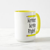Mug Écrire correctement (Devant droit)