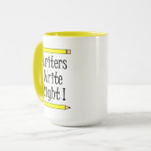 Mug Écrire correctement (Devant gauche)