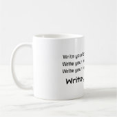 Mug Écrire votre message (Gauche)