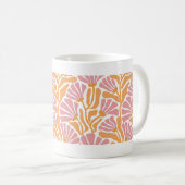 Mug Écriture Bible Verse Mustard rose floral Citation (Devant droit)