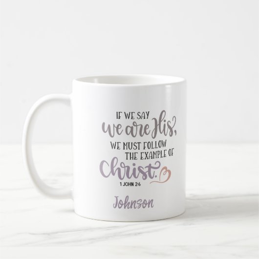 Mug Écriture biblique chrétienne (Gauche)