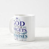 Mug Écriture botanique des promesses de Dieu (Devant gauche)