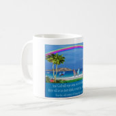 Mug Écriture chrétienne cadeaux Arc-en-ciel (Devant gauche)