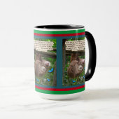 Mug Écriture de fêtes : Ephésiens 4:32 (Devant droit)