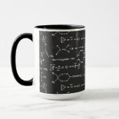 Mug Écriture de formule chimique (Gauche)