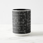 Mug Écriture de formule chimique (Centre)