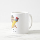 Mug Écriture de hibl (Devant droit)