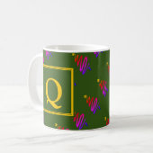 Mug Écriture de Noël de JÉSUS Ésaïe 9:6 VERT (Devant gauche)