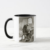 Mug Écriture de St Vincent en sa cellule chez Ferins, (Gauche)