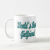 Mug Écriture demi-verte pour amie (Gauche)