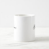 Mug Écriture Élégante Noire Grand-mère Établie (Centre)