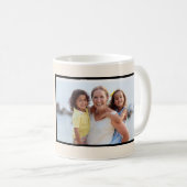 Mug Écriture Florale à Ligne Minimale (Devant droit)