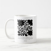 Mug Écriture Florale Bible chrétienne Verse Inspiratio (Gauche)