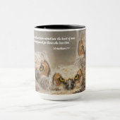 Mug Écriture Inspirationnelle des oeillets à grande co (Centre)