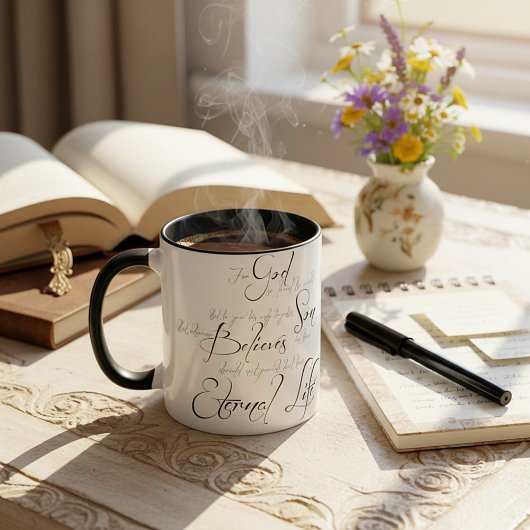 Mug écriture Jean 3:16