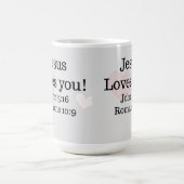Mug Écriture Jésus Vous Aime (Centre)