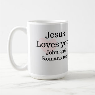 Mug Écriture Jésus Vous Aime