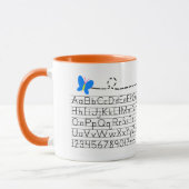Mug écriture manuscrite (Gauche)