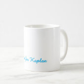 Mug Écriture manuscrite classique minimaliste professi (Devant droit)