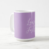 Mug Écriture manuscrite classique Nom élégant Couleur  (Devant gauche)