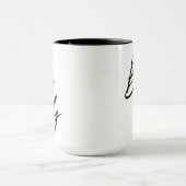 Mug Écriture manuscrite moderne Boss Lady (Centre)