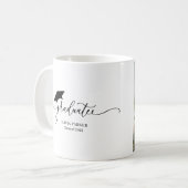 Mug Écriture moderne Diplôme de la photo (Devant gauche)