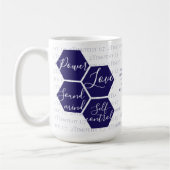 Mug Écriture moderne POWER LOVE SOUND MIND Chrétien (Gauche)