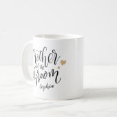 Mug Écriture personnalisée mère des marionnettes (Devant gauche)