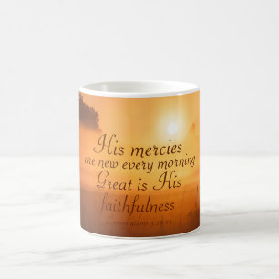 Mug Écriture Sa miséricorde est nouvelle chaque matin