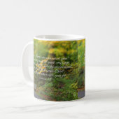Mug Écriture sainte de chrétien de vers de bible de (Devant gauche)