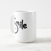 Mug Écriture sourire (Devant gauche)