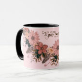 Mug Écriture Verse Message spirituel Royaume (Devant gauche)