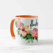 Mug Écriture Verse Message spirituel Royaume (Devant gauche)