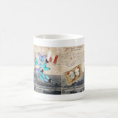Mug écritures postmark papillon Paris Effiel Tower (Centre)