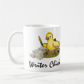 Mug Écrivain avec papier, plumes et encre (Gauche)