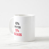 Mug Écrivain Badass (Devant gauche)