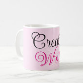 Mug Écrivain créatif Pastel Pink (Devant gauche)
