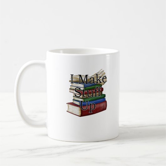 Mug Ecrivain Drôle Auteur Écrire I Écrire Livres (Gauche)
