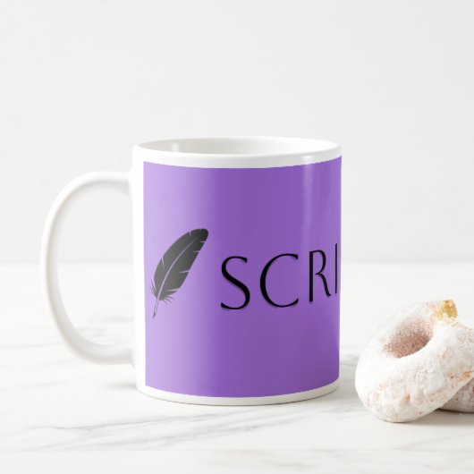 Mug Écrivain et auteur Scribe Vibes (Avec donut)