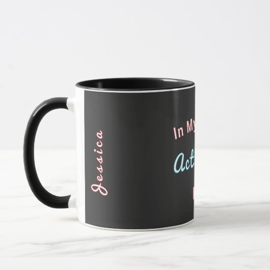 Mug Écrivain personnalisé (Gauche)