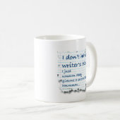 Mug Écrivains bloquent les exemples (Devant droit)