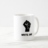 Mug "Écrivez dessus ! " (Devant droit)